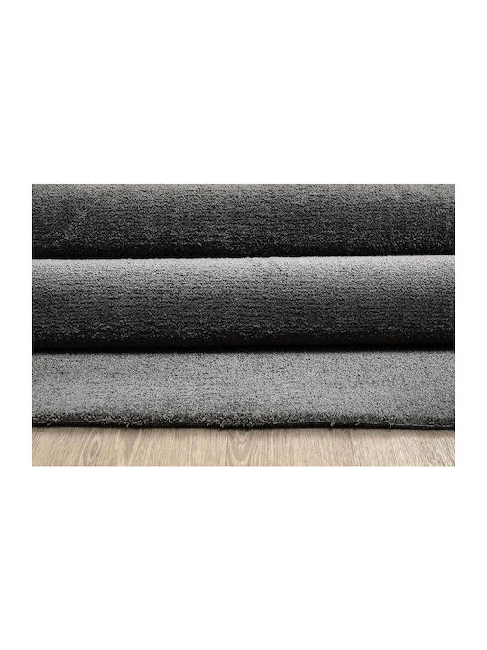 Newplan Velvet Carpet 100 Gray Width 80cm Cut-to-Measure