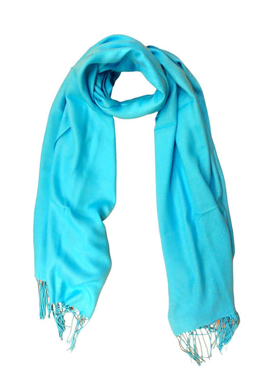 Women's Silk Scarf Light Blue