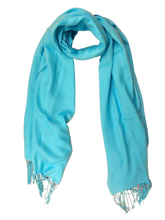 Women's Silk Scarf Light Blue