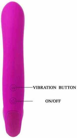 Pretty Love Augus με Διπλό Dildo και Δόνηση σε Μωβ Χρώμα