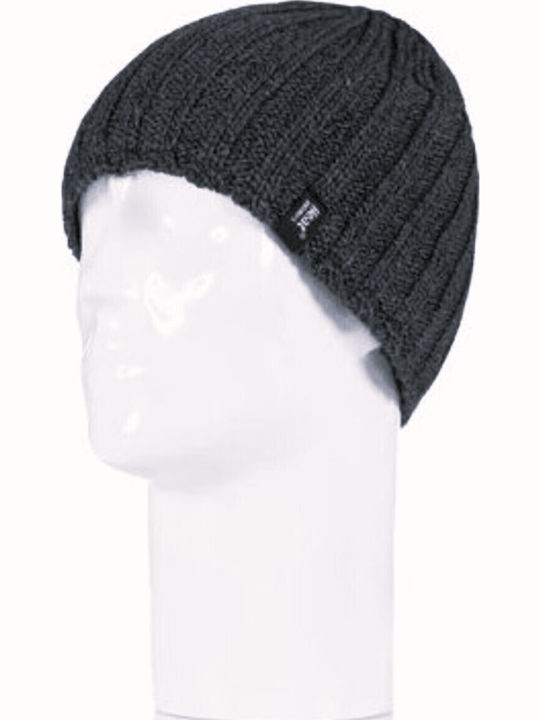 Beanie Ανδρικός Σκούφος Πλεκτός Dark Grey