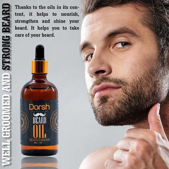 Dorsh New Revolution Λάδι Περιποίησης για Γένια και Μουστάκι 100ml