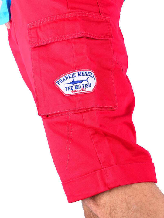 FRANKIE MORELLO PANTALONI SCURȚI 100%COTON FMP15005PADE.RED