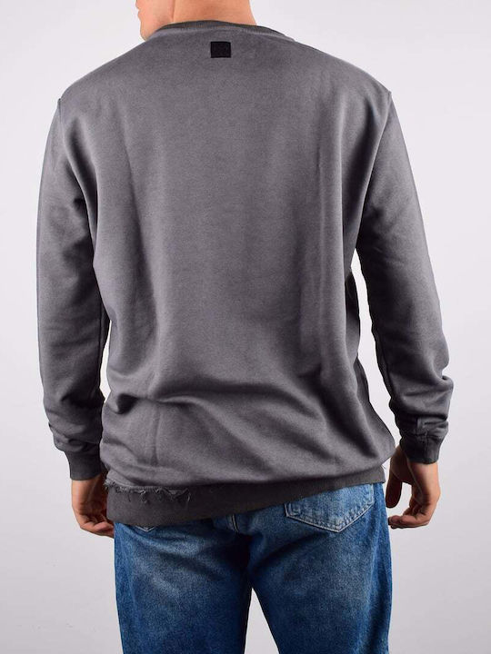 VITTORIO SWEATSHIRT 100%COTT MADE IN GREECE F17-03.GREY