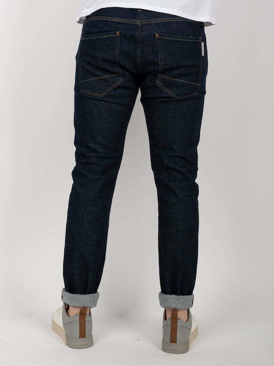 SEVEN JEAN PANELOT JEAN PANELOT JEAN 5SPEO de culoare albastru marin linia slim fit FERGUS-200.DENIM