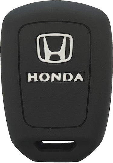 Silicone Car Key Cover Case for Honda Black