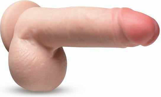 Blush Loverboy The K Pop Star Ρεαλιστικό Dildo με Όρχεις και Βεντούζα Vanilla 18cm