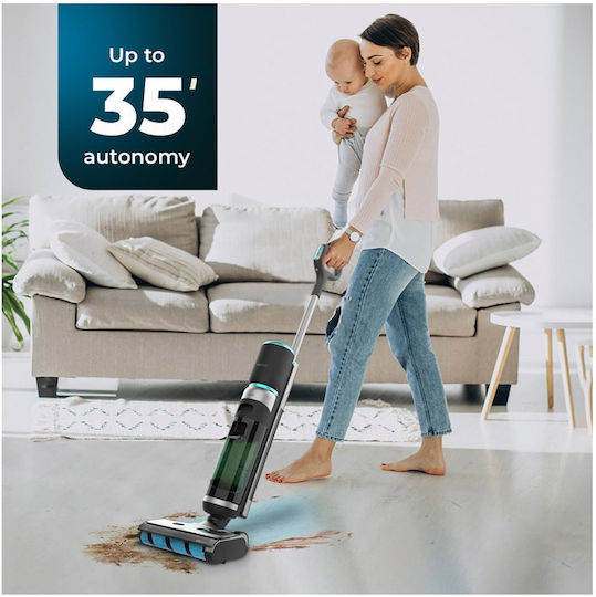 Cecotec FreeGo Wash&Vacuum Σφουγγαρίστρα Μπαταρίας