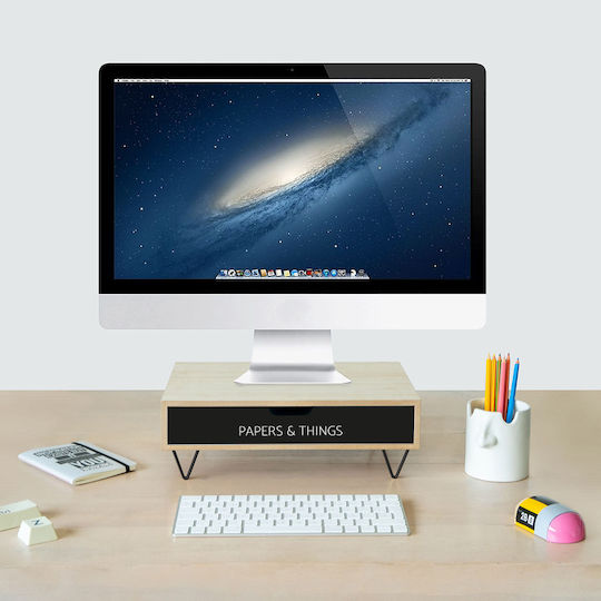 Nordic Computer Monitor Ständer Bildschirm Schwarz (08UNI3720)