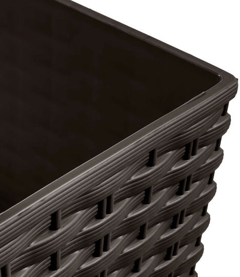 Prosperplast Rato Square Umbra Γλάστρα Πλαστική Prosperplast Rato Square Umbra Γλάστρα Πλαστική