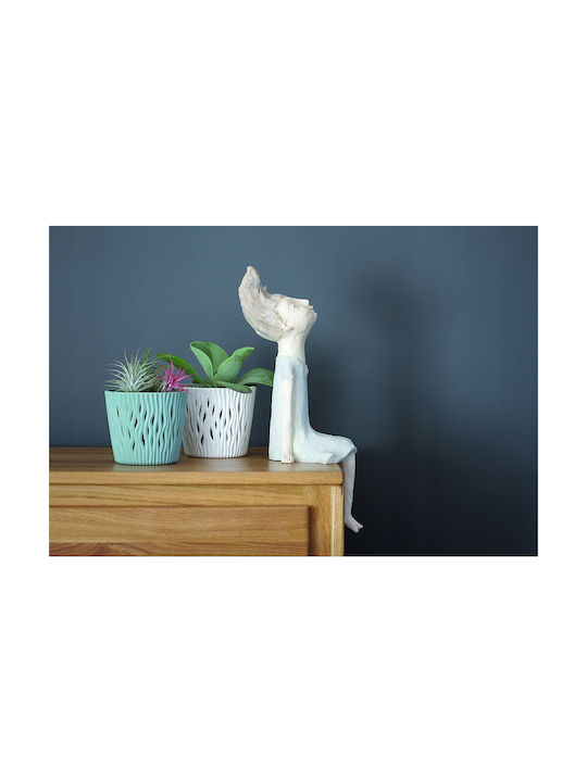 Marhome Sandy Pot Plastic 12.8x12.8x11.1cm.
