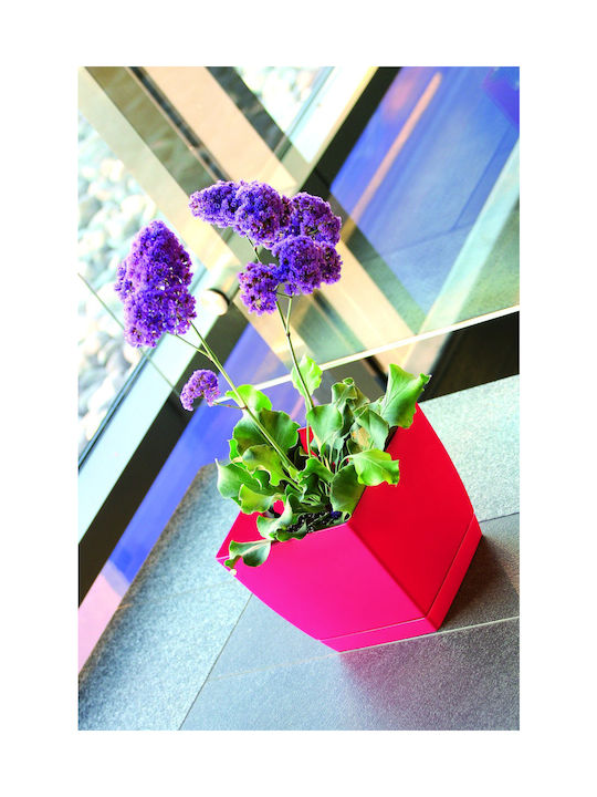 Marhome Coubi Square P Pot Plastic Graphite 13.5x13.5x12.4cm.