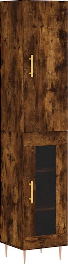 Ντουλάπα Γραφείου Ξύλινη Καρυδί 34.5x34x180cm