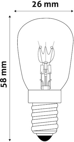Avide AROB14WW-40W LED Bulb 40W for Socket E14 Warm White