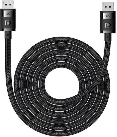 Baseus Cable DisplayPort male - DisplayPort male 5m Black (B00633706111-04)