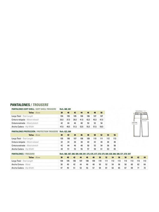 Benisport Jagdhose in Khaki Farbe