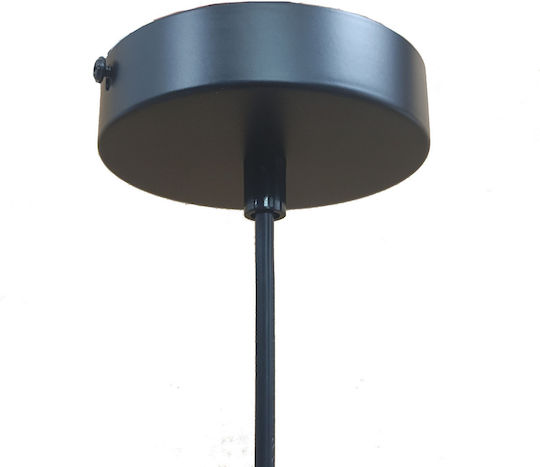 Alphab2b Brown Ceiling Light with E27 Socket 45x100x100cm
