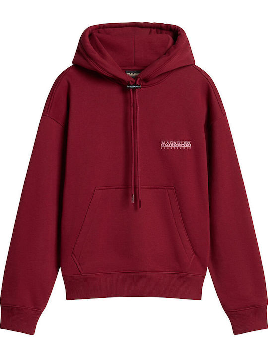 Women's Sweatshirt Hooded Burgundy