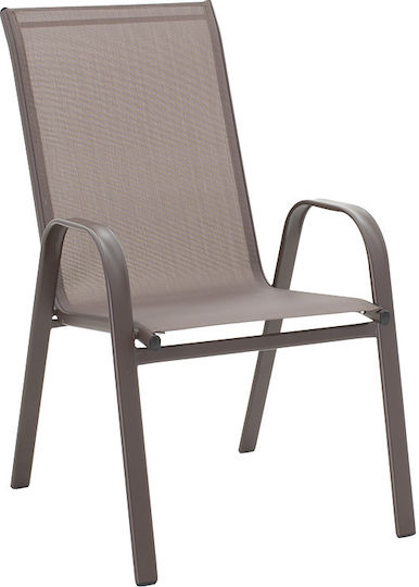 Outdoor Dining Set Ensure-calan 5 Pieces Brown