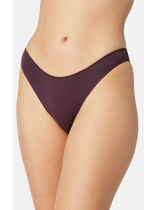 Minerva Fimelle Rio Κυλοτάκια Women's Slip 3Pack Purple