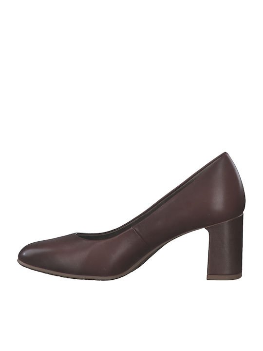 Heels with Strap Brown