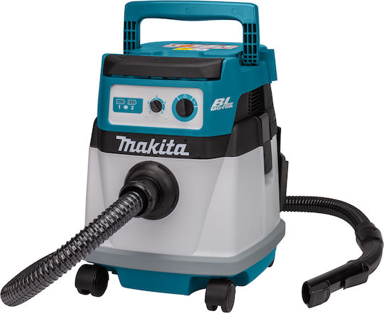 Makita Rechargeable Vacuum Wet / Dry with Plastic Bin 15lt