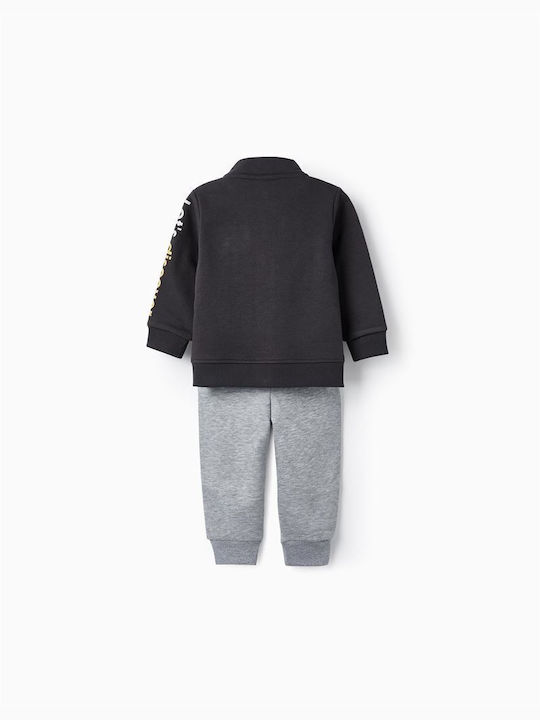 Zippy Kids Sweatpants Set Gray 3pcs