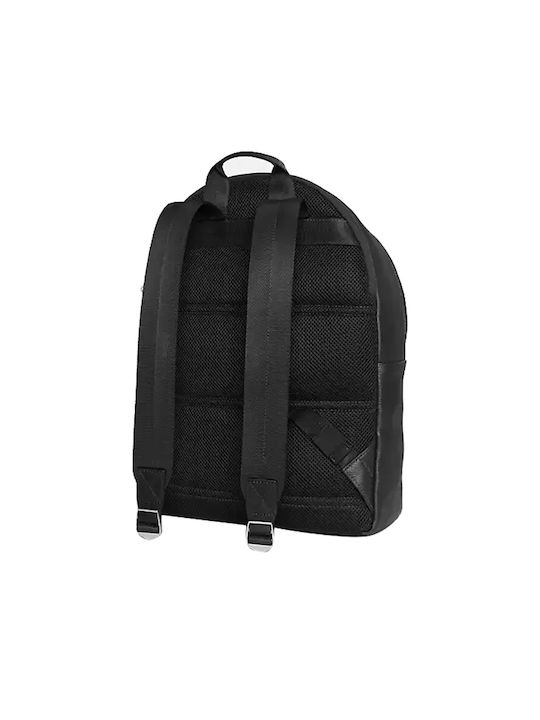 Timberland Classic Men's Leather Backpack Black 17lt