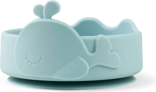 Done by Deer Baby Food Container Set Wally made of Silicone Blue 2pcs