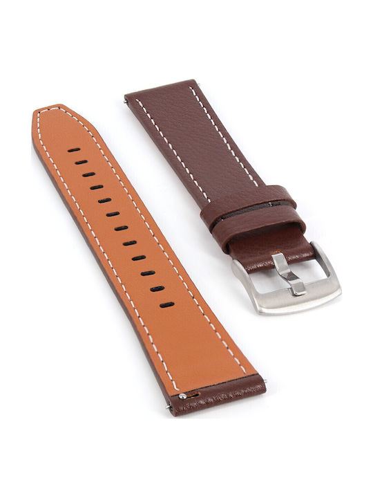 VStraps Curea din piele Maro 20mm
