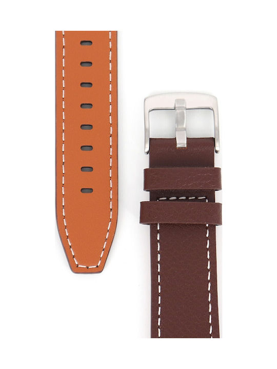 VStraps Lederriemen Braun 20mm