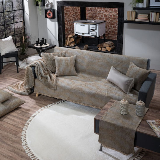 Teoran Cincinnati Sesselüberwurf Chenille 180x150cm 02