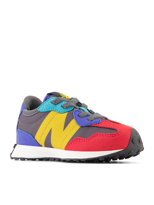 327 Bungee Lace Kids Sneakers Multicolour