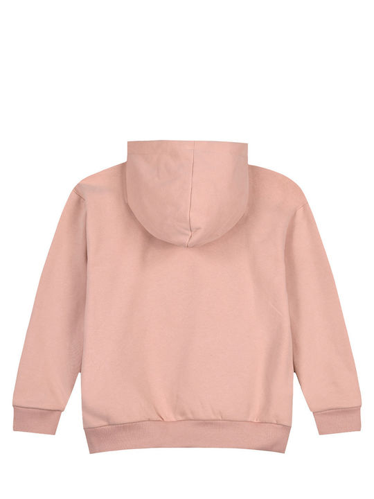 Energiers Kids Sweatshirt with Hood and Pocket Pink