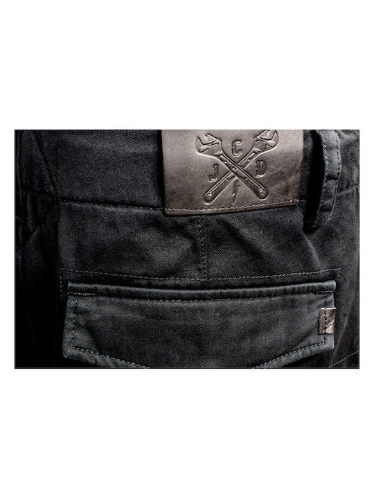 John Doe Men's Riding Pants Cotton 4 Seasons Waterproof Black