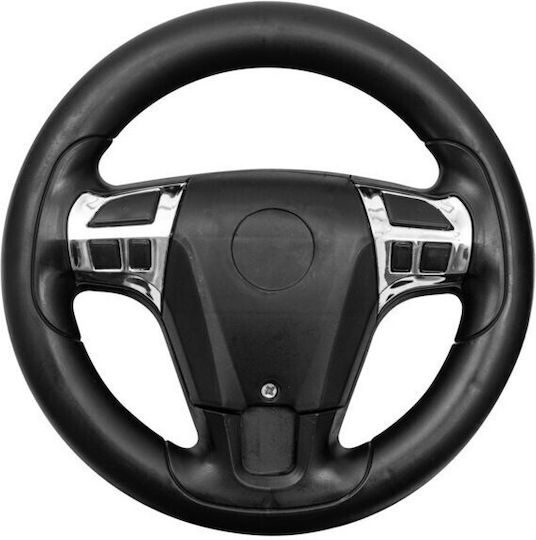 BabyMix Racer Car Ride On for 12+ Months with Sounds White