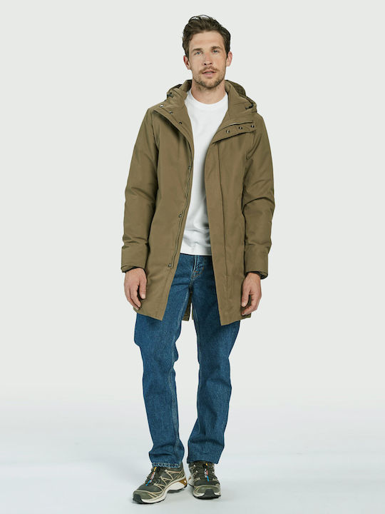 Winter Jacke Khaki