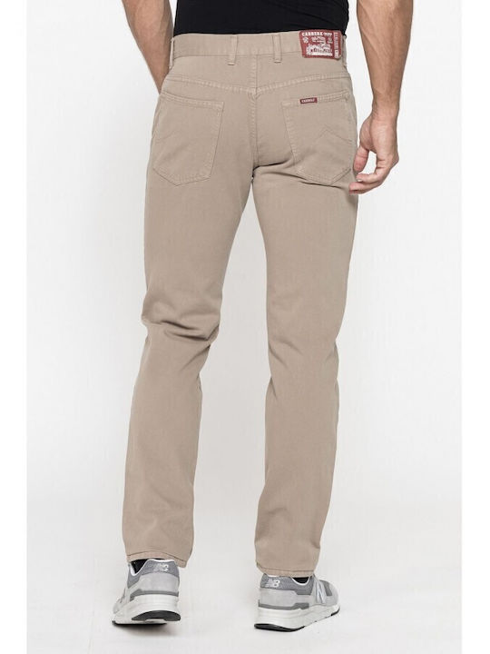 Trousers in Regular Fit Beige