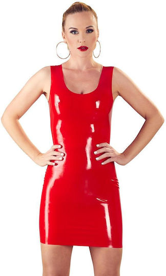 LateX Latex Kleid Rot
