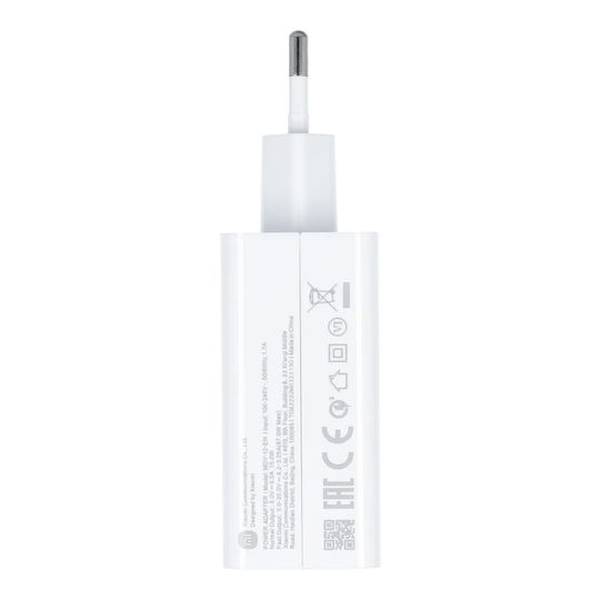 Xiaomi Φορτιστής Χωρίς Καλώδιο με Θύρα USB-A 67W Λευκός (MDY-12-EH Bulk)