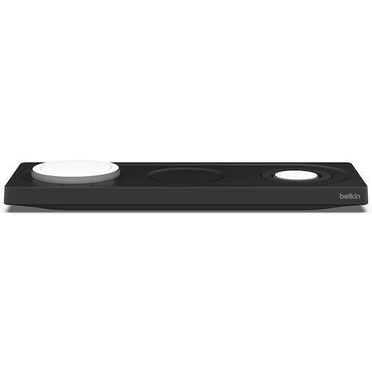 Belkin Φορτιστής Magsafe 15W Μαύρος (3in1 ChargePad WIZ016VFBK)