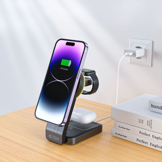 Tech-Protect Magsafe Ladegerät 15W Schwarzs (QI15W-A28)