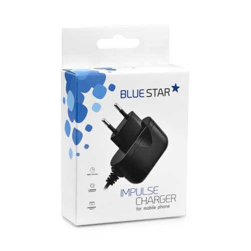 Blue Star Φορτιστής με Θύρα USB-A και Καλώδιο Lightning Μαύρος (Travel Charger)