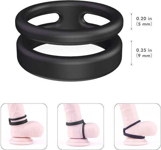 La Lolita Amsterdam Cock Ring Schwanz Schwarz