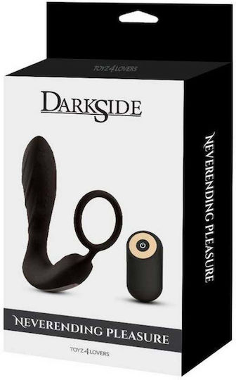 Toyz4lovers Vibrant Inel Cock cu Ineluri pentru penis Negru