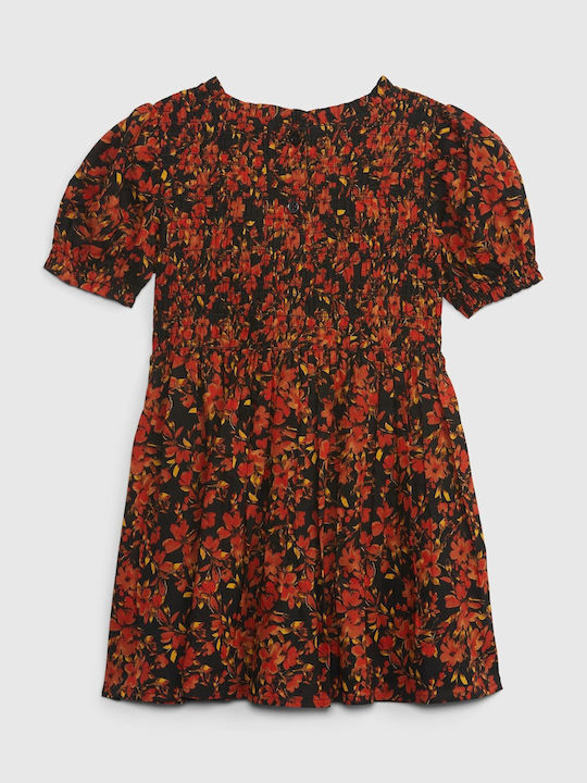 GAP Rochie pentru Copii Floral Mâneci scurte Multicolor