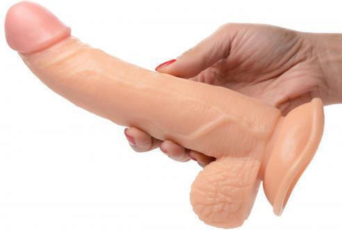 XR Ρεαλιστικό Dildo με Όρχεις και Βεντούζα Flesh 19cm