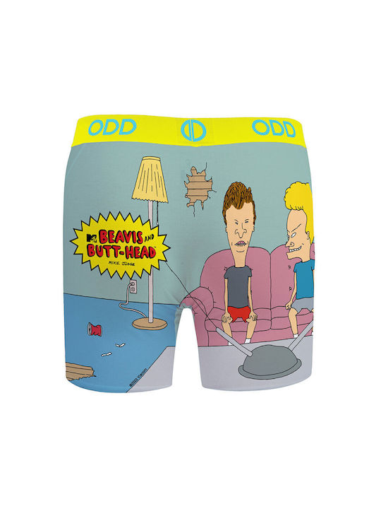 Odd Sox Beavis & Butthead Men's Boxer Yellow