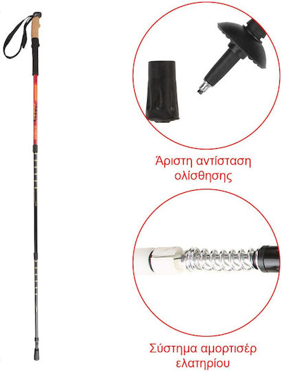 Tpster Τηλεσκοπικό Μπατόν Ορειβασίας Αλουμινίου 1τμχ