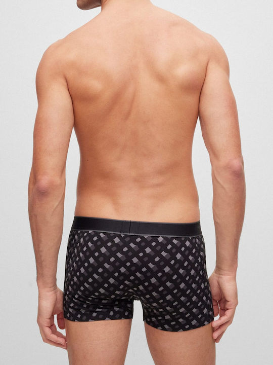 Hugo Boss Men's Boxer Gray with Patterns